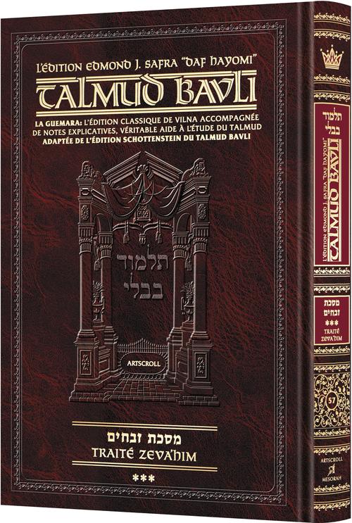 French Ed Daf Yomi Talmud [#57] - Zevachim 3 (83a-120b)